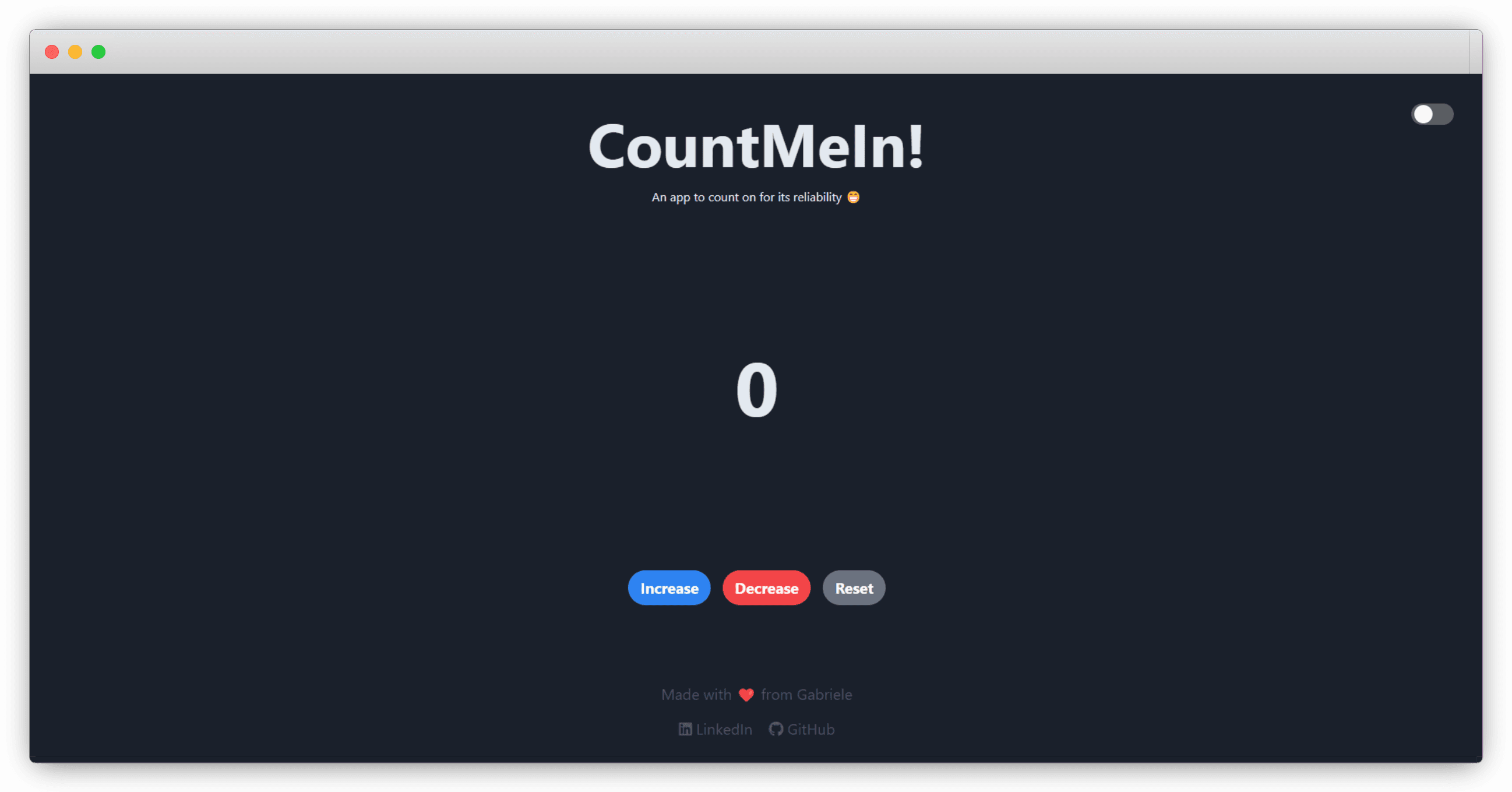 CountMeIn